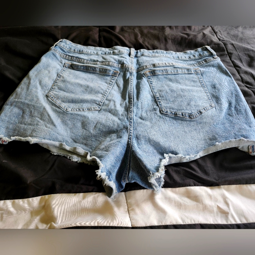 Torrid denim shorts.